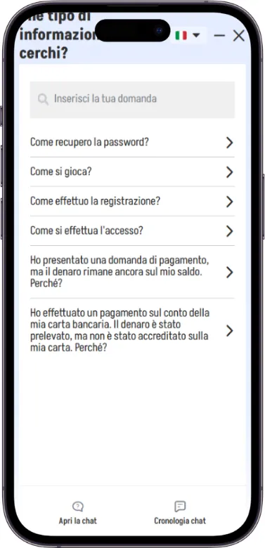 Winnita supporto