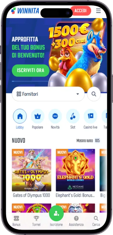 Winnita sito ufficiale